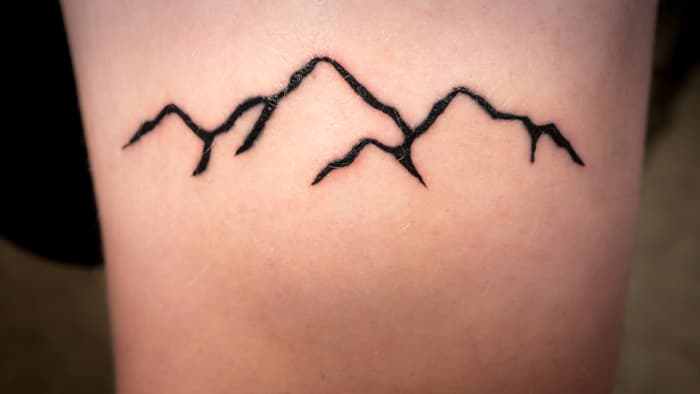 200 Best Mountain Tattoos for Men 2023 Range Geometric Simple Small  Designs