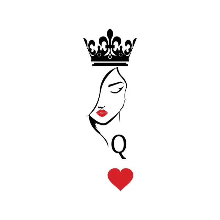 The Queen of Hearts Tattoo: What It Means, If It's Right For You, and Ideas  For Your Tattoo - Inkspired Magazine