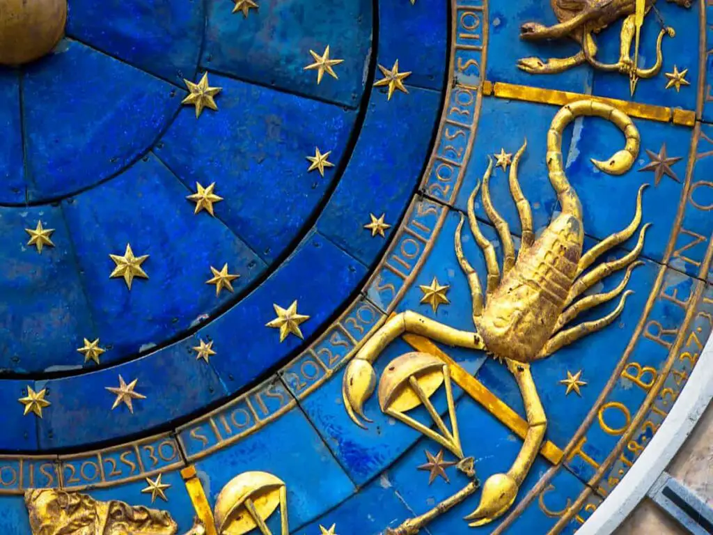 Zodiac Scorpio symbol.