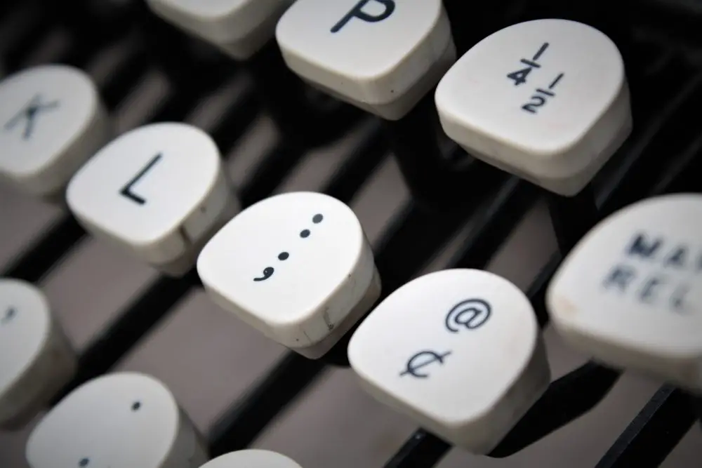 semicolon key